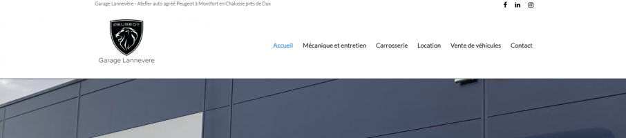 Banniere de Garage Lannevere