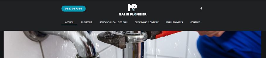 Banniere de Malin Plombier