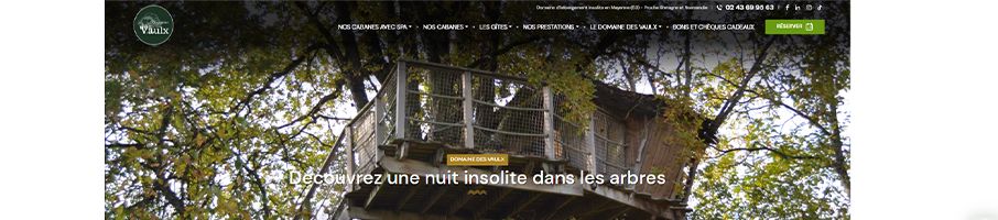 Banniere de Domaine des VAULX