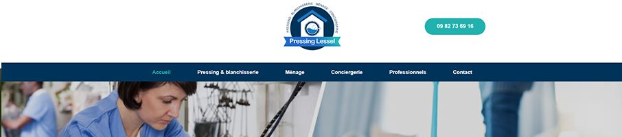 Banniere de Pressing et Conciergerie Lessel