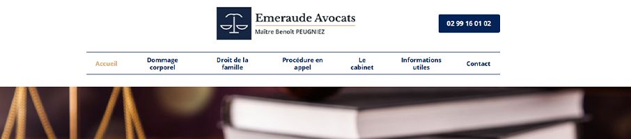 Banniere de Emeraude Avocats