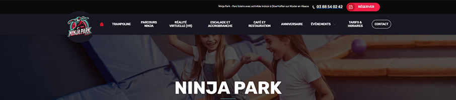 Banniere de Ninja Park