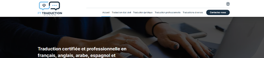 Banniere de Agence de traduction asserment&eacute;e pour documents officiels